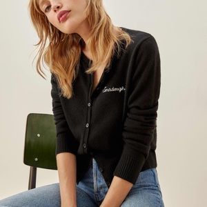 Reformation Cashmere Sourdough Cardigan